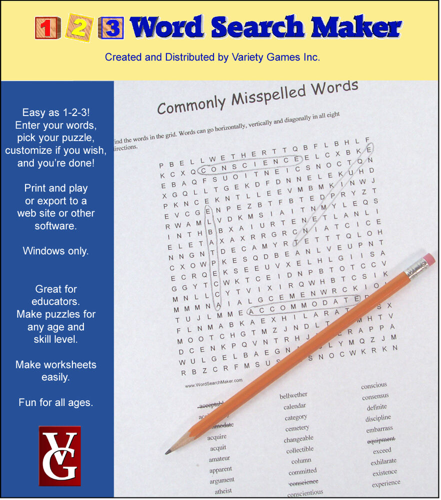 Word Search Maker Software